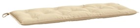 2 db bézs oxford szövet kerti padpárna 120 x 50 x 7 cm