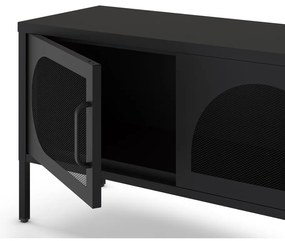 Fekete TV-állvány 180x50 cm Tayra – Marckeric