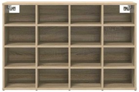 Cipősszekrény polcokkal sonoma tölgy 103 x 30 x 67 cm Faanyag