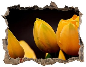 3d-s lyukat fali matrica Sárga tulipánok nd-k-64836622