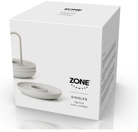 Fém lágytojás tartó szett 4 db-os Singles – Zone