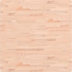 vidaXL tömör bükkfa négyzet alakú asztallap 90 x 90 x 2,5 cm