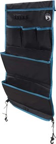 vidaXL Tárolótáska tárolóval Fekete és Kék 91 x 47,5 cm oxford