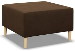 Etna puff, szövet anyag, 70x70, barna