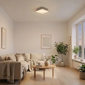 BRILAGI - LED mennyezeti lámpa PILANA SQUARE LED/24W/230V tölgy/bézs 32x32 cm