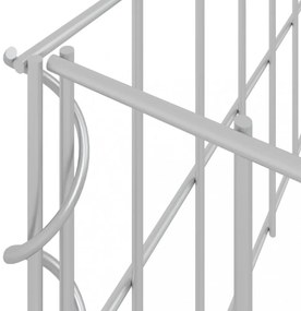 horganyzott acél gabion magaságyás 100 x 100 x 20 cm