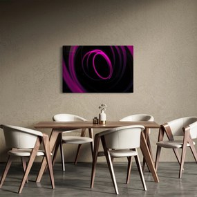 Kép - lila vonalak (90x60 cm)