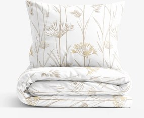 Goldea pamut ágyneműhuzat - kerti dísznövények 140 x 200 és 70 x 90 cm