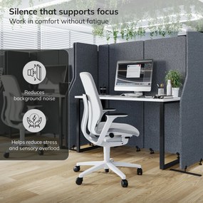 akusztikus falpanel SADIE Carbon Fog 280/145 cm