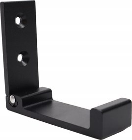 Loft összecsukható akasztó, szimpla, alumínium, matt fekete