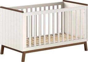 Bézs borovi fenyő babaágy levehető oldallal-állítható magassággal 70x140 cm Sezane – Vipack