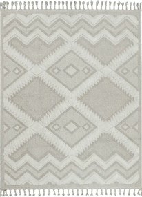 Boho Szőnyeg 200x290 Hálószoba Nappaliba Fehér Loft