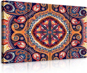 Vászonkép 120x80 Mandala polip etnikai minta dísz élénk színek
