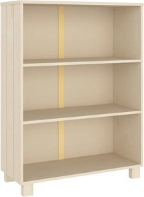 vidaXL HAMAR mézbarna tömör fenyőfa könyvszekrény 85 x 35 x 112 cm