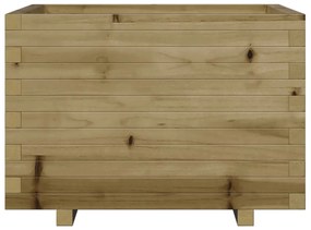 impregnált fenyőfa kerti virágláda 70 x 70 x 49,5 cm