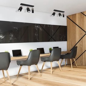 Spotlámpa SOLO 3xGU10/MR11/40W/230V fekete