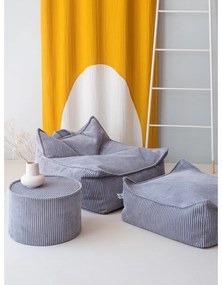 Kék kordbársony gyerek babzsákfotel Chair – Wigiwama