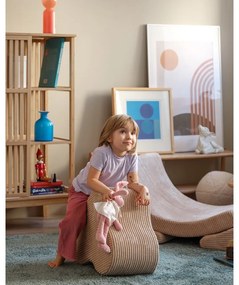 Világosbarna kordbársony gyerek puff Cloud – Wigiwama