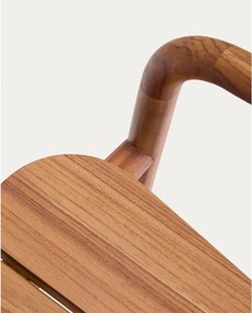 Natúr színű tömörfa kerti bárszék Turqueta – Kave Home