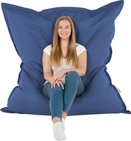 Fekvőpárna XXL Kék Ökobőr párna