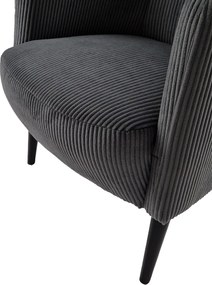 Fotel, szürke/fekete, ALIEN