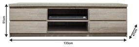 TV asztal/szekrény Punkto Typ 06 4S. 779120