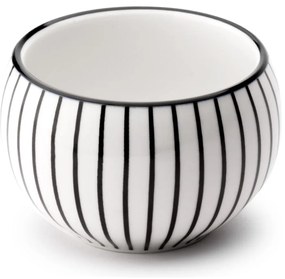 Fehér-fekete porcelán-öntöttvas teázó szett Shanxi – Bredemeijer