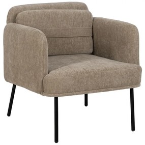 Bézs zsenília fotel Bind – Ixia