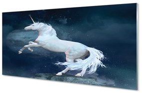 Akrilkép Unicorn bolygó ég 100x50 cm