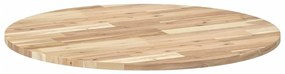 kerek tömör akácfa asztallap Ø80 x 2 cm
