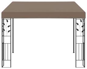 tópszínű falra szerelhető pavilon 3 x 3 x 2,5 m