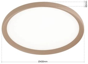 Orion - LED mennyezeti lámpa KANT LED/30W/230V 2700/3200/4000K átm. 40 cm bézs.