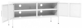 fehér acél TV-szekrény 105 x 35 x 50 cm