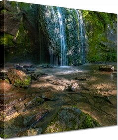 Vászonkép 30x30 Trópusi vízesés Folyó