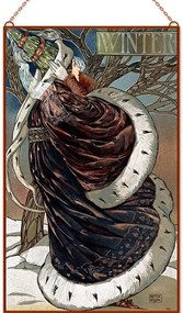 Patten Wilson  Évszakok garnitúra üvegkép, falikép