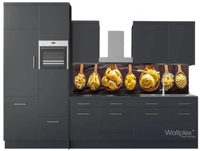 Wallplex falburkoló konyhapanel Tészta fakanál (Méret: Óriás 60x300)