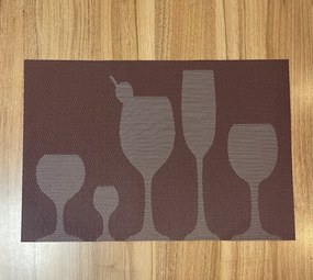 Barna Deluxe asztali szőnyeg food 35x45cm TiaHome