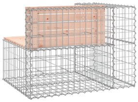 tömör duglászfenyő gabion kerti pad 92 x 71 x 65,5 cm