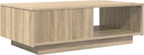 vidaXL Dohányzóasztal fiókkal Sonoma tölgy 95 x 55 x 31 cm Faanyag