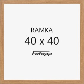 Négyzet alakú képkeret Barna 40x40 négyzet