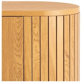 Natúr színű komód tölgyfa dekorral 160x80x45 cm Colima – Actona