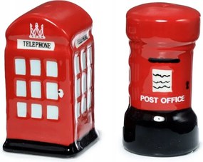 Só- És Borsszóró Szett Brit Telefon- És Postafülke