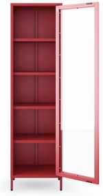 LUIGI vitrin, 500 x 1800 x 350 mm, Modern: piros