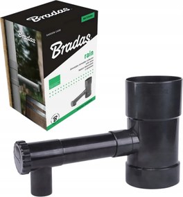 Esővízgyűjtő Szeleppel 90mm Grafit Grafit Erős Szuper