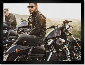 Poszterek keretben 40x30 Harley Davidson Motorkerékpár