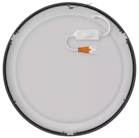 LED Mennyezeti lámpa LED/28,5W/230V 3000/3500/4000K á. 30 cm fekete