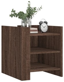 vidaXL barna tölgy színű szerelt fa éjjeliszekrény 45 x 50 x 50 cm
