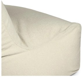 Krémszínű buklé babzsákfotel Sofa Seat Lounge – SLOWDOWN