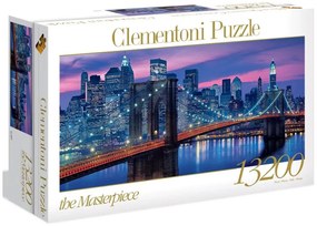New York Brooklyn Bridge 13200 db-os puzzle Clementoni