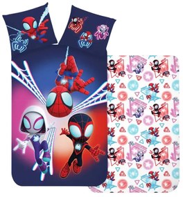 Pókember Spidey Dark ágyneműhuzat 140×200cm, 70×90 cm